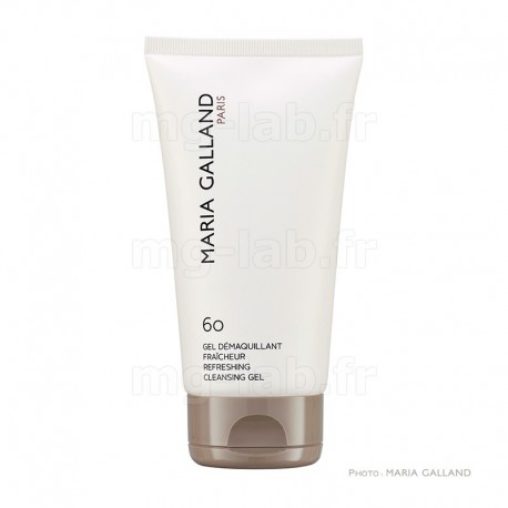 Gel Démaquillant Fraîcheur 60 Maria Galland - Ligne Démaquillage - Flacon 150ml