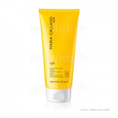 Soin Protection Satiné Visage et Corps - SPF 25 196 Maria Galland - Ligne Soin Solaire - Tube 200ml