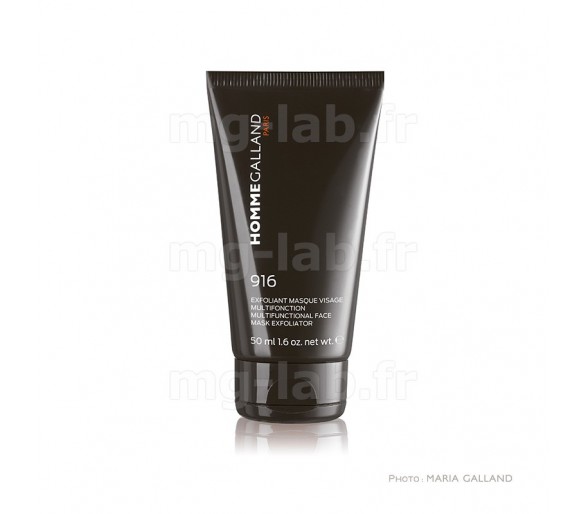 Exfoliant Masque Visage Multifonction 916 Maria Galland - Ligne Homme Galland - Tube 50ml