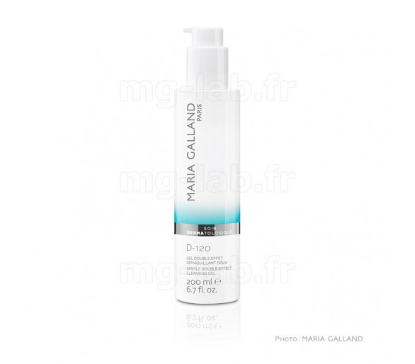 Gel Double Effet Dém. Doux D-120 Maria Galland - Ligne Soin Dermatologique - Flacon 200ml