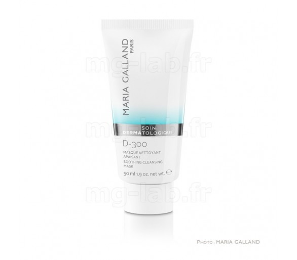 Masque Nettoyant Apaisant D-300 Maria Galland - Ligne Soin Dermatologique - Tube 50ml