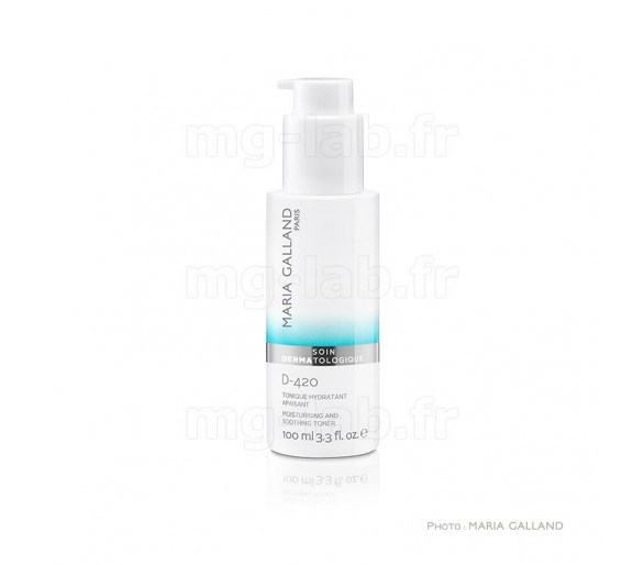 Tonique Hydratant Apaisant D-420 Maria Galland - Ligne Soin Dermatologique - Flacon 100ml