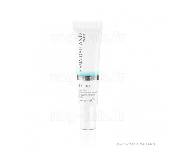 Gel SOS Anti-Imperfections D-510 Maria Galland - Ligne Soin Dermatologique - Tube 8ml