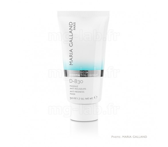 Masque Anti-Rougeurs D-830 Maria Galland - Ligne Soin Dermatologique - Tube 50ml