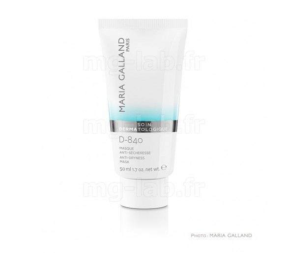 Masque Anti-Sécheresse D-840 Maria Galland - Ligne Soin Dermatologique - Tube 50ml