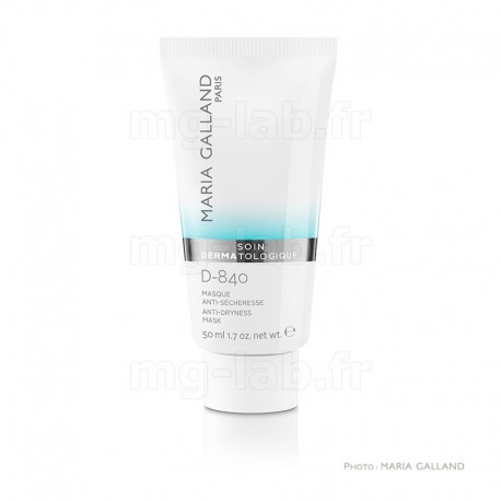 Masque Anti-Sécheresse D-840 Maria Galland - Ligne Soin Dermatologique - Tube 50ml